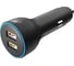 Автомобильное зарядное устройство BoraSCO 2USB, 2,4A, черное 50177 1