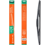 Щетка стеклоочистителя Airline 350 мм (14) задняя каркасная пластиковая для а/м Nissan/Honda/Mitsubishi AWBM232