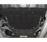 Защита картера и КПП Rival черная для Land Rover Discovery Sport I рестайлинг V - 2.0 3.3132.1 2