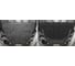 Защита картера и КПП Rival черная для Land Rover Discovery Sport I рестайлинг V - 2.0 3.3132.1 3