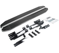 Пороги на автомобиль Rival Premium для Mitsubishi Eclipse Cross 2018-2021 г.в., 180 см, 2 шт., алюминий A180ALP.4007.1