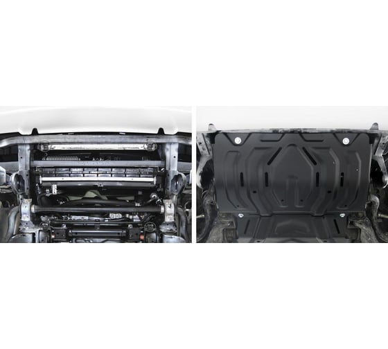 Защита радиатора Rival Mitsubishi L200 V 2015-/Pajero Sport III 2016-/Fiat Fullback 2016-, 111.4046.2