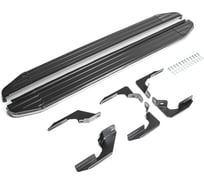Пороги на автомобиль Rival Premium для Ford Ranger III 2011-2015 г.в., 193 см, 2 шт., алюминий A193ALP.1803.1