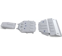 Защита картера, КПП и РК Rival для Lamborghini Urus V - 4.0T 2017-н.в., штампованная, K333.2901.1