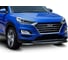 Защита переднего бампера Rival d57+d42 для Hyundai Tucson III рестайлинг 2018-н.в., нерж. сталь, R.2311.001 1