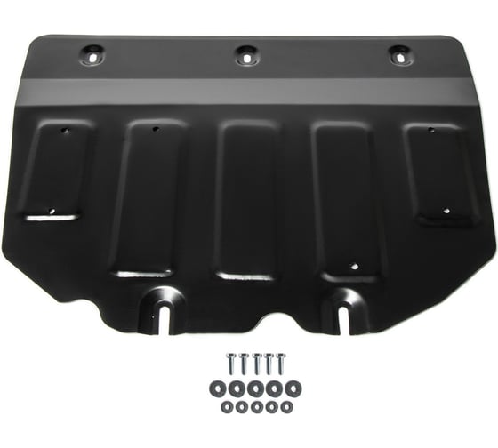 Защита картера и КПП Rival для Mazda 3 BP АКПП V - 1.5 120/150 л.с. 2019-н.в., сталь 111.3827.1 1