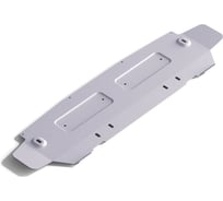 Защита радиатора Rival для Audi Q7 I рестайлинг 2009-2015, штампованная, алюминий 4 мм, с крепежом, 333.0304.3