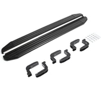 Пороги на автомобиль Rival Premium для Nissan Navara D40 2004-2015 г.в., 193 см, 2 шт., алюминий A193ALP.4105.1