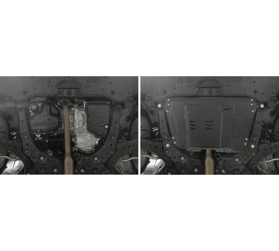 Защита картера и КПП Rival для Lexus ES VI V - 2.5; 3.5 2012-2018/Lexus ES VII V - 2. 111.9519.1
