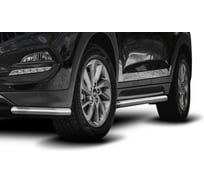Защита порогов Rival d57 для Hyundai Tucson III 2015-2018 2018-н.в., нерж. сталь, 2 шт., R.2308.004