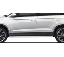 Защита порогов Rival d57 для Skoda Karoq 2020-н.в., нерж. сталь, 2 шт., R.5102.003