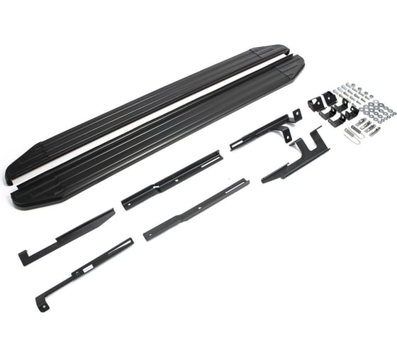 Пороги на автомобиль Rival Premium-Black для Mazda CX-5 I 2011-2017 г.в., 173 см, 2 шт., алюминий A173ALB.3801.3 1