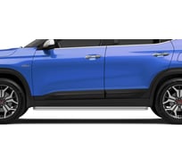 Защита порогов Rival d57 для Kia Seltos 2020-н.в., нерж. сталь, 2 шт., R.2813.002