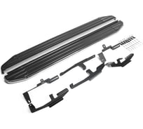 Пороги на автомобиль Rival Premium для Mazda CX-5 II 2017-н.в., 173 см, 2 шт., алюминий A173ALP.3802.1