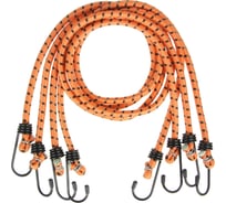 Стяжка груза ЕРМАК 4шт, 0.8м, 8мм, паук металлические крюки 746-052