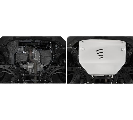 Защита картера и КПП Rival для Mini Hatch II V - все Cooper, Cooper S 2006-2013, 333.8201.1