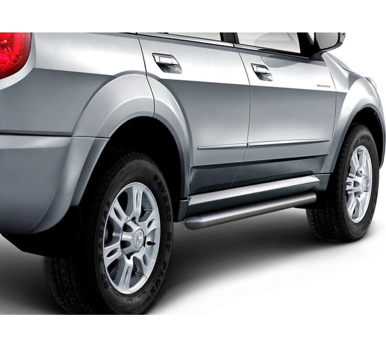 Защита порогов Rival d57 для Great Wall Hover H5 2011-2016, нерж. сталь, 2 шт., R.2008.003