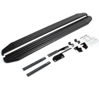 Пороги на автомобиль Rival Premium-Black для Ford Kuga I 2008-2013 г.в., 173 см, 2 шт., алюминий A173ALB.1801.1