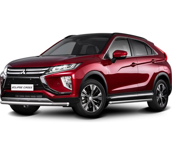 Защита переднего бампера Rival d57 для Mitsubishi Eclipse Cross 2017-н.в., нерж. сталь, R.4014.002
