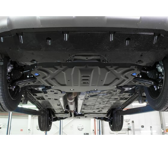 Защита картера, КПП, топливного бака и редуктора Rival для Toyota RAV4 XA50 (V - 2.0; 2.5) 2019-н.в., K111.9534.1