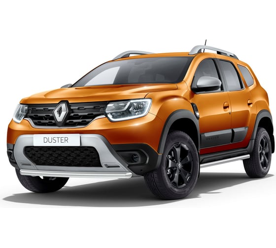 Защита переднего бампера Rival d57 для Renault Duster II 2021-н.в., нерж. сталь, R.4706.002