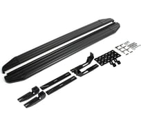 Пороги на автомобиль Rival Premium-Black для Toyota RAV4 CA40 2012-2019 г.в., 173 см, 2 шт., алюминий A173ALB.5705.1