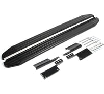 Пороги на автомобиль Rival Premium-Black для ВАЗ 2131 (4x4) 5-дв. (вкл. Urban) 1993-2019/2019-н.в., 180 см, 2 шт., алюминий A180ALB.6004.1