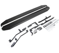 Пороги на автомобиль Rival Premium-Black для Hyundai Santa Fe III 2012-2018 г.в./Santa Fe Premium 2015-2016 г.в., 180 см, 2 шт., алюминий A180ALB.2305.2