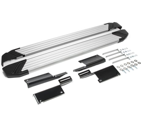 Пороги на авто Rival "Silver" ВАЗ 2121 1993-н.в./Niva Legend 2121 2021-н.в, 128 см, F128AL.6004.1