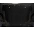 Защита картера и КПП Rival черная для Land Rover Range Rover Evoque II V - 2.0 200 л. 3.3130.1 2