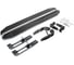 Пороги на автомобиль Rival Premium для Hyundai Santa Fe II 2006-2012 г.в., 173 см, 2 шт., алюминий A173ALP.2302.1 1