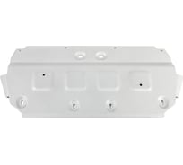 Защита радиатора Rival для BMW 3 серия VII 2018-н.в., штампованная, алюминий 3 мм, с крепежом, 333.0536.1