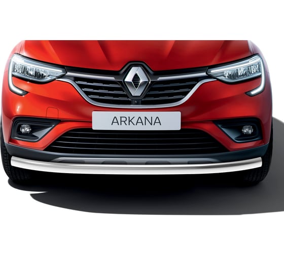 Защита переднего бампера Rival d57 для Renault Arkana 2019-н.в., нерж. сталь, R.4705.002 1
