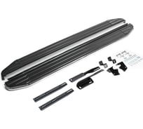 Пороги на автомобиль Rival Premium для Ford Kuga I 2008-2013 г.в., 173 см, 2 шт., алюминий A173ALP.1801.1
