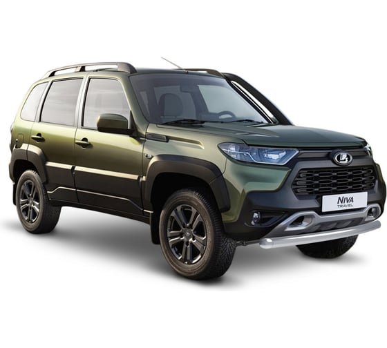 Защита переднего бампера Rival d57 для Lada Niva Travel 2021-н.в., нерж. сталь, R.6008.001