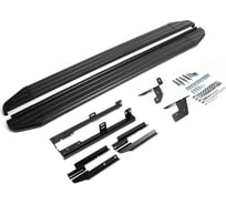 Пороги на автомобиль Rival Premium-Black для Nissan Qashqai I 2006-2014 г.в./X-Trail T31 2007-2015 г.в., 173 см, 2 шт., алюминий A173ALB.4104.5
