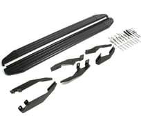 Пороги на автомобиль Rival Premium-Black для SsangYong Actyon II 2010-2013-2013-н.в., 173 см, 2 шт., алюминий A173ALB.5303.2
