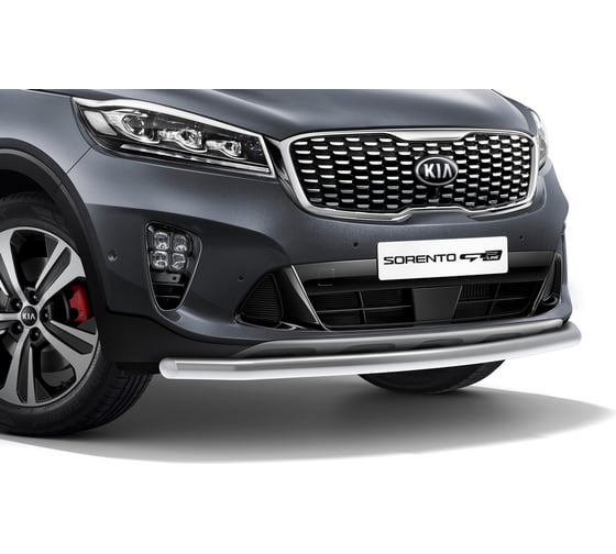 Защита переднего бампера Rival d57 для Kia Sorento III Prime рестайлинг 2017-2020, R.2810.001 1