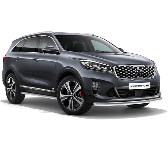 Защита переднего бампера Rival d57 для Kia Sorento III Prime рестайлинг 2017-2020, R.2810.001