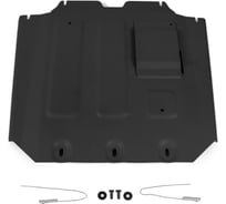 Защита картера Rival черная для Mercedes-Benz G-klasse W464 V - 4.0 421/585 л.с. 2018 333.3952.1