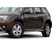 Защита порогов Rival d57 для Nissan Terrano III 2014-2017 2017-н.в./Renault Duster 20 R.4703.006