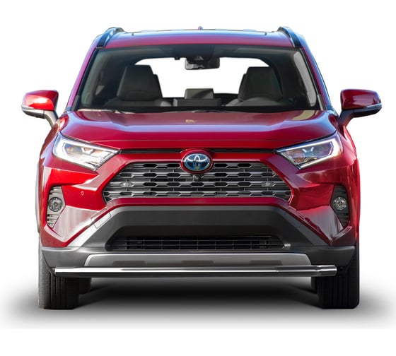 Защита переднего бампера Rival d57 для Toyota RAV4 XA50 кроме MTR Design 2019-н.в., нерж. сталь, R.5725.001