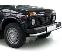 Защита переднего бампера Rival d57 для ВАЗ 2121 4x4 3-дв. 1977-2019 2019-н.в., нерж. сталь, R.6002.001