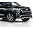 Защита переднего бампера Rival d76+d57 с профильной защитой картера для Toyota Land Cruiser 200 рестайлинг (Executive) R.5717.014 1
