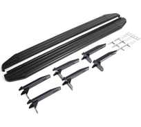 Пороги на автомобиль Rival Premium-Black для Volkswagen Amarok 2010-2016 г.в., 193 см, 2 шт., алюминий A193ALB.5803.1