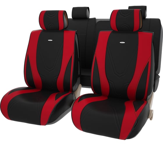Накидки PSV 3D PREMIUM Kinetic Черно Красный компл 911 130583 1