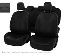 Чехлы PSV Ford Kuga II 2012 2016 г черный отстрочка черная экокожа Оригинал 125731