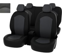 Чехлы PSV Hyundai Solaris I 2010 2017 г Sd черно серая экокожа Оригинал 122063