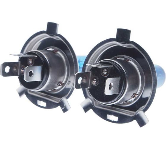 Автолампа MEGAPOWER H4 60/55 P43t-38 BLUE WHITE 4300K бокс, 2шт 12V M-37033020