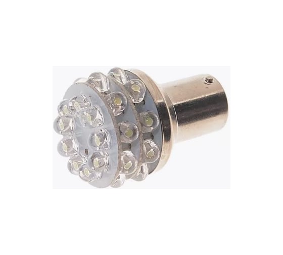 Автолампа Megapower P21W BA15s 27 LED WHITE 6000K 189лм 24V M-56264W-24